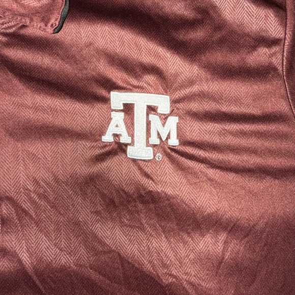 Texas A&M Aggies Shirt Mens XL Maroon NCAA College Football Champion Polo - Picture 3 of 8